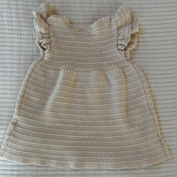 Carter’s Knitted Dress and Strawberry Print Onesie Outfit Bundle. Size 3 months - Picture 5 of 14